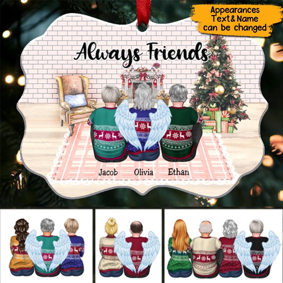 Always Sisters - Personalized Christmas Ornament