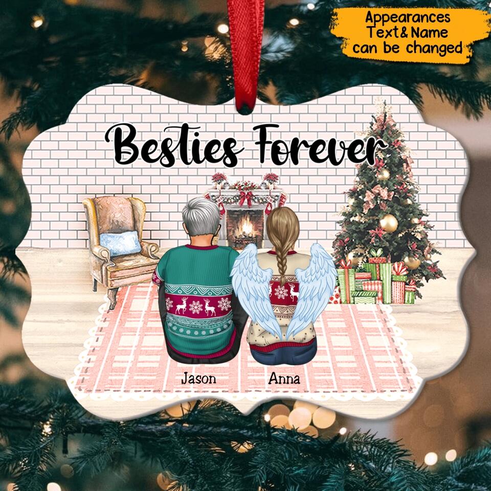 Always Sisters - Personalized Christmas Ornament