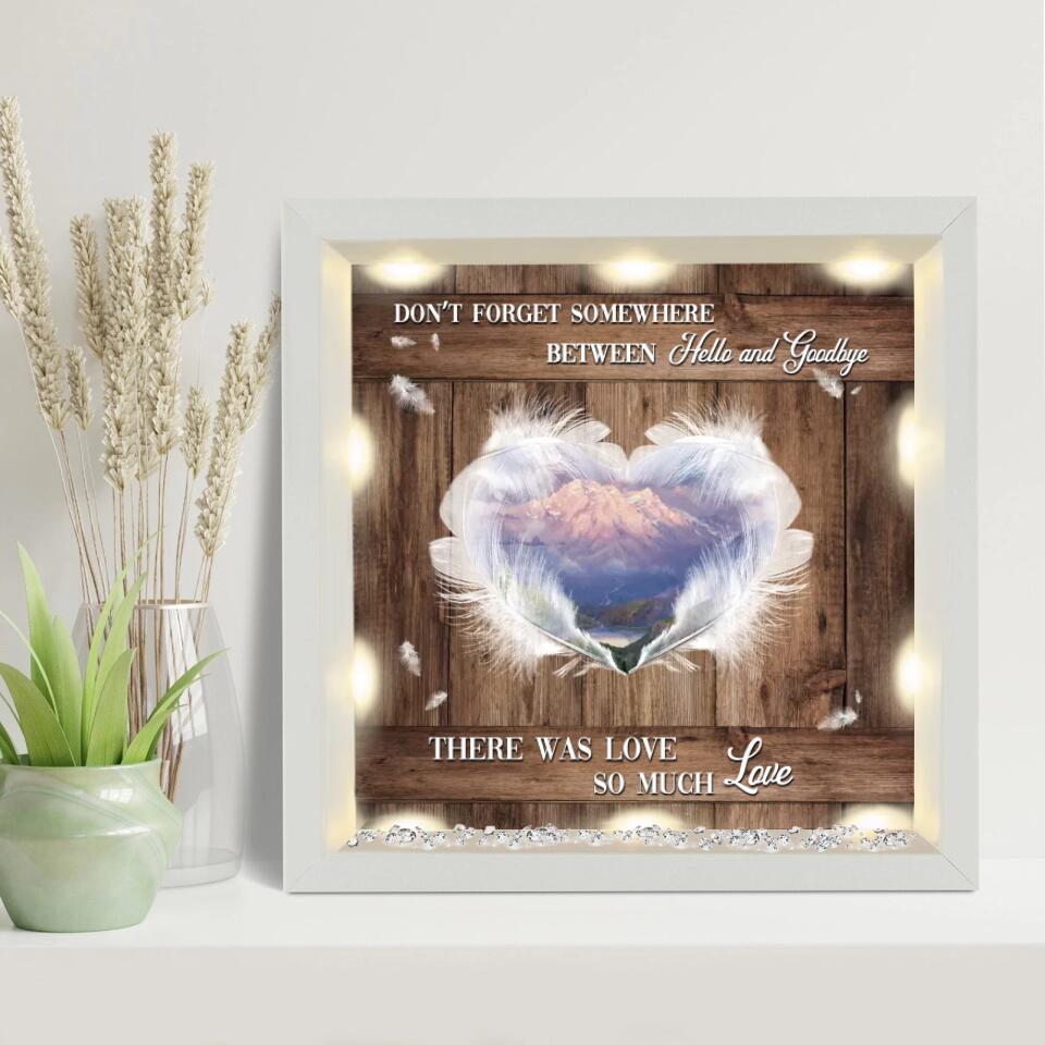 Dog&Cat Memorial Gift - Personalized Light-Up Frame, Memorial Gift For Pet Lovers