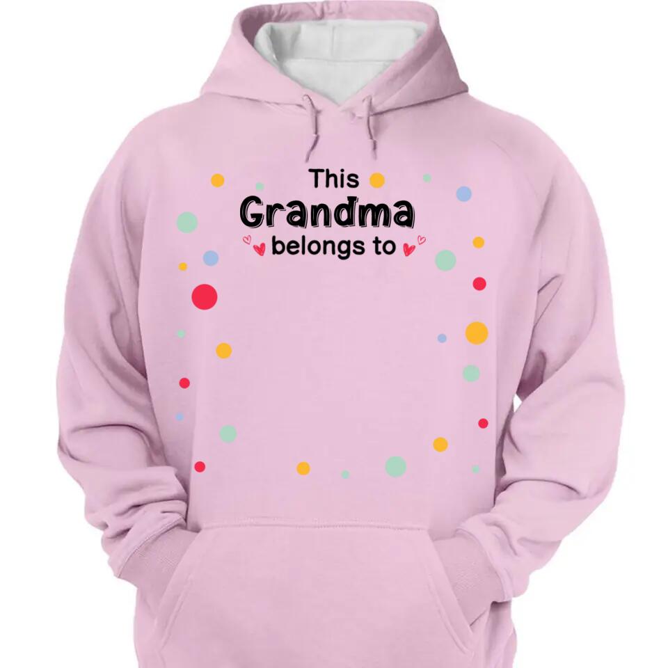 This Dad Mom Grandma Grandpa Belongs To Cute Doll Kids Personalized T-Shirt/Hoodie - Best Gift For Family