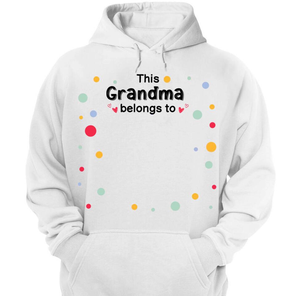 This Dad Mom Grandma Grandpa Belongs To Cute Doll Kids Personalized T-Shirt/Hoodie - Best Gift For Family