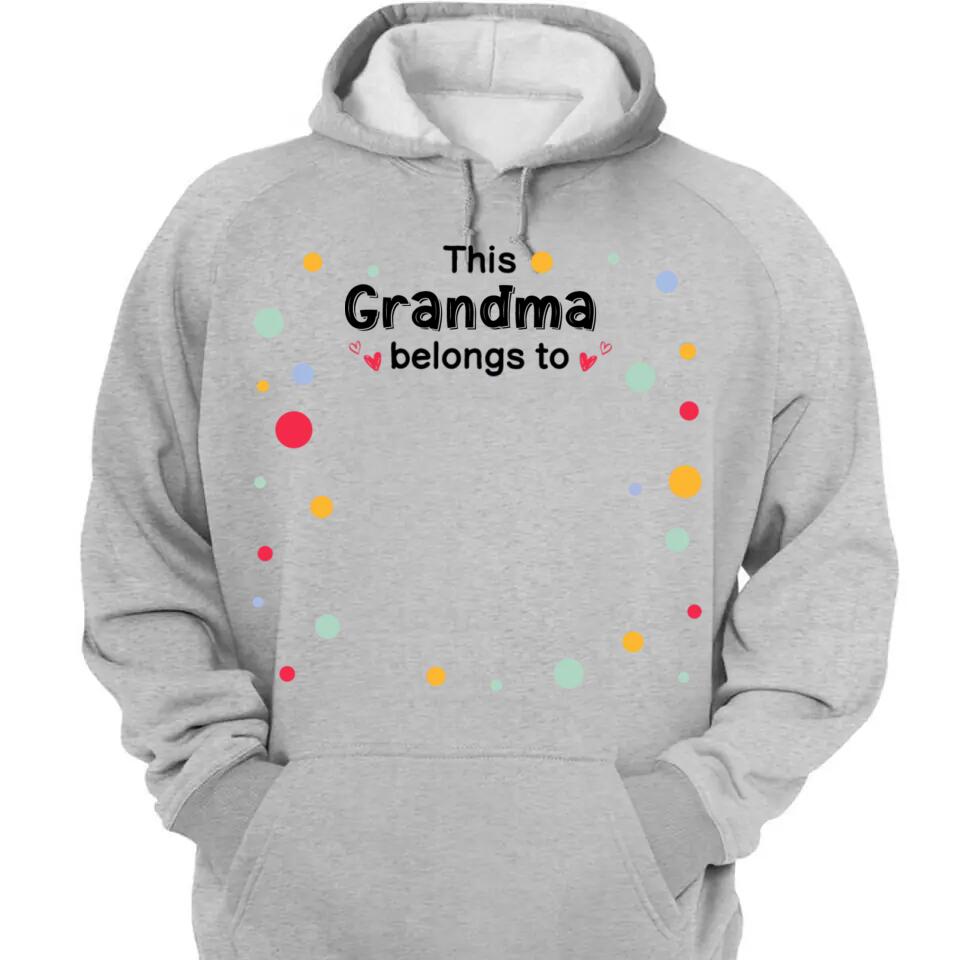 This Dad Mom Grandma Grandpa Belongs To Cute Doll Kids Personalized T-Shirt/Hoodie - Best Gift For Family