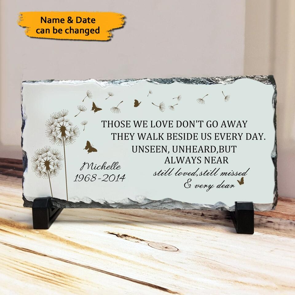 When Someone You Love Becomes a Memory, Memorial Slate Plaque, Remembrance Gifts