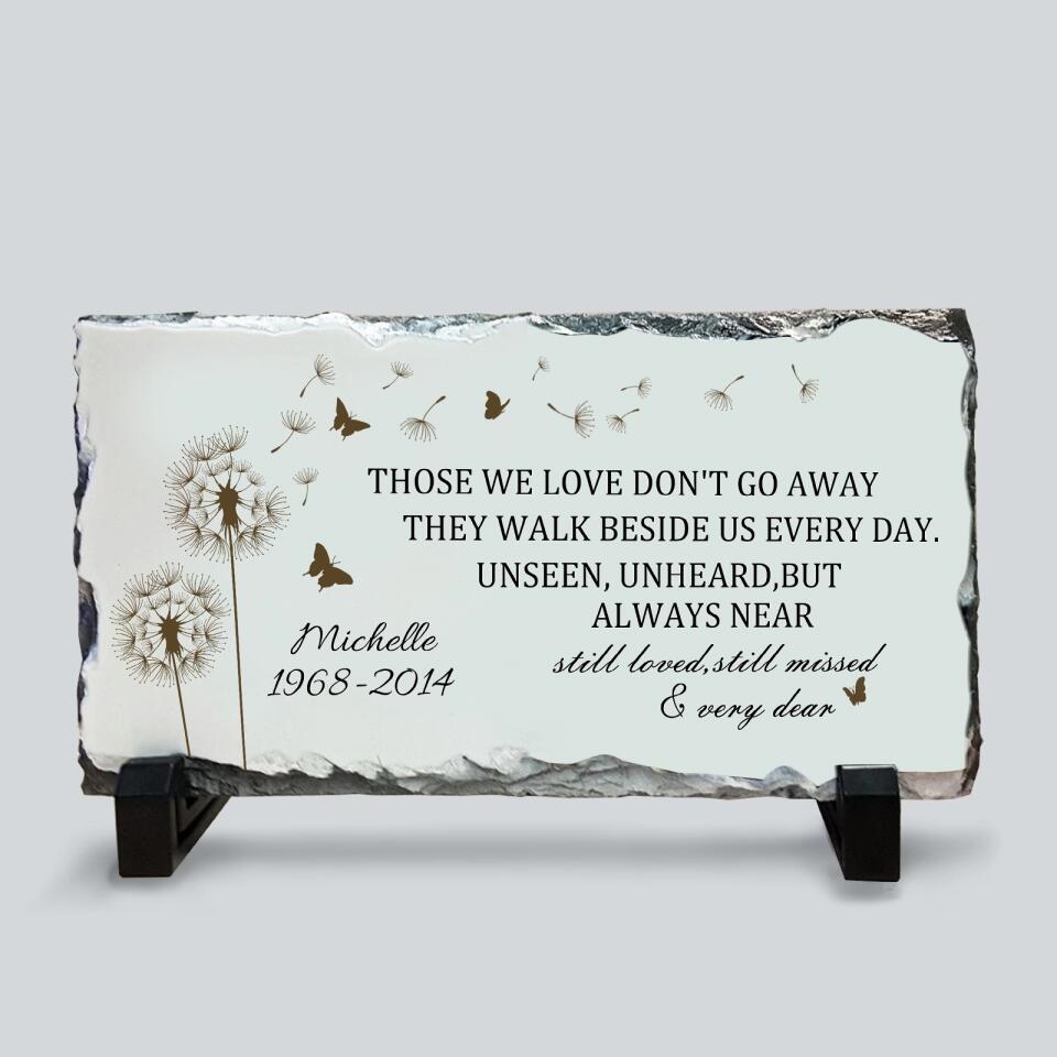 When Someone You Love Becomes a Memory, Memorial Slate Plaque, Remembrance Gifts