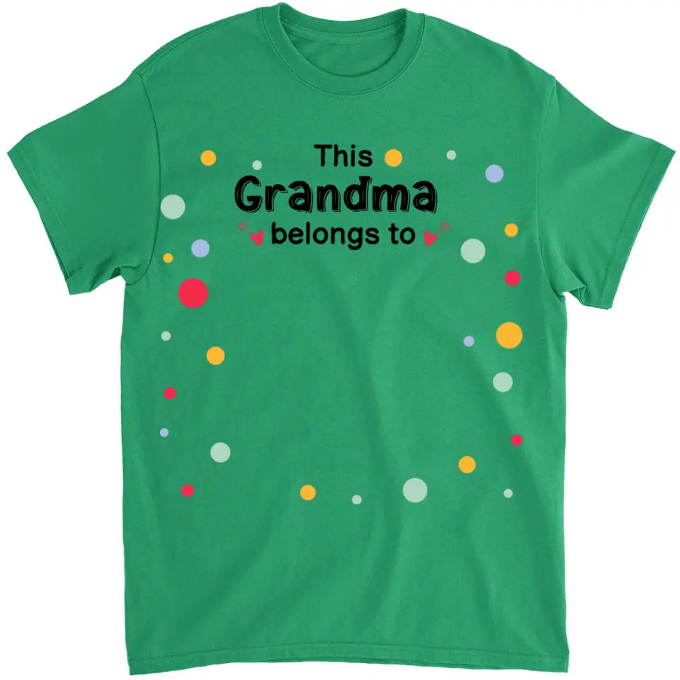 This Dad Mom Grandma Grandpa Belongs To Cute Doll Kids Personalized T-Shirt/Hoodie - Best Gift For Family