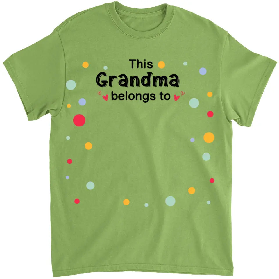 This Dad Mom Grandma Grandpa Belongs To Cute Doll Kids Personalized T-Shirt/Hoodie - Best Gift For Family