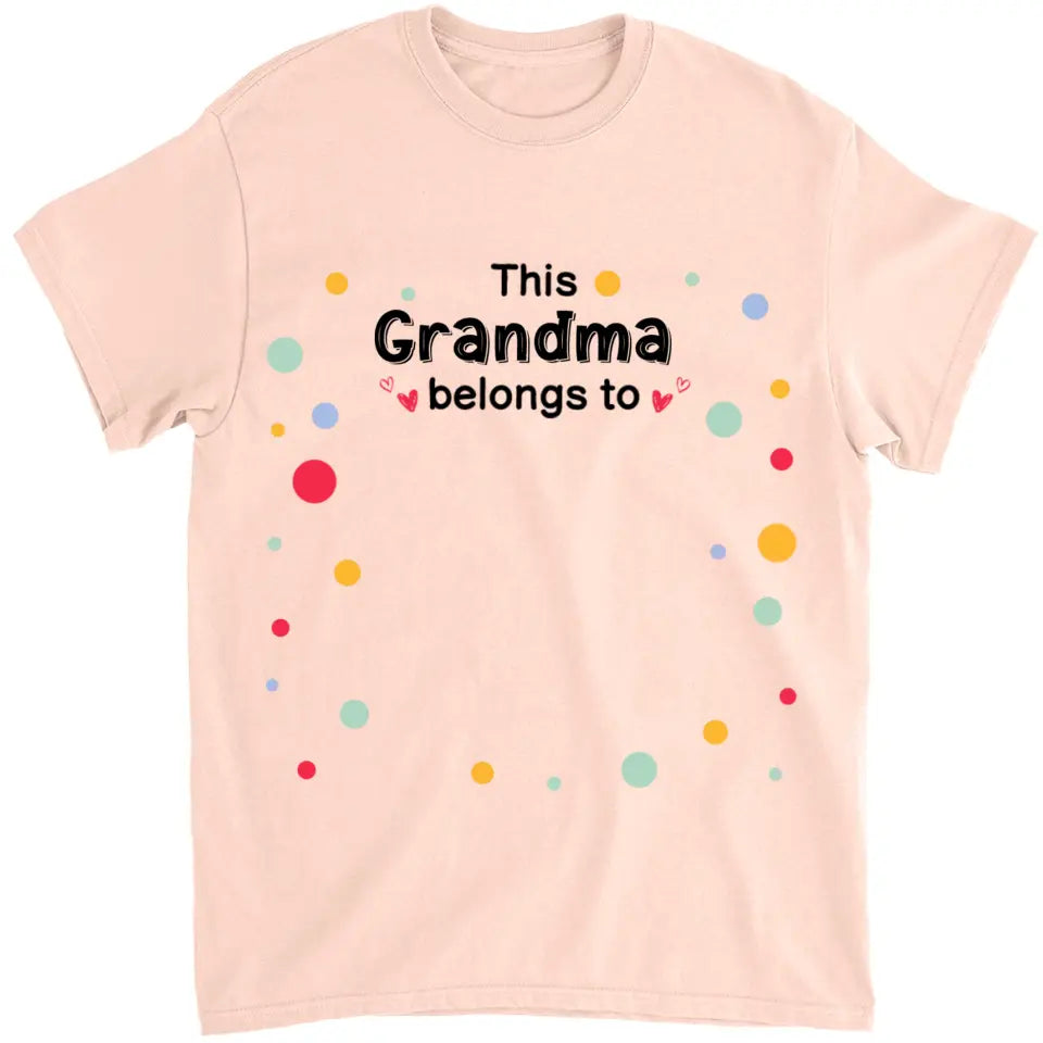 This Dad Mom Grandma Grandpa Belongs To Cute Doll Kids Personalized T-Shirt/Hoodie - Best Gift For Family