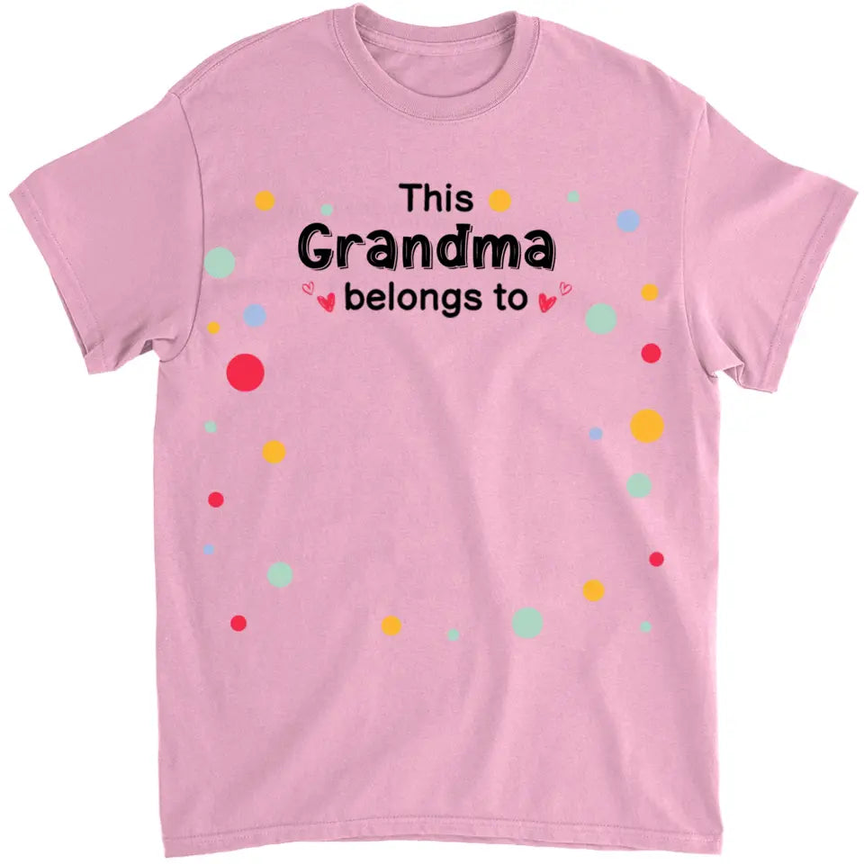 This Dad Mom Grandma Grandpa Belongs To Cute Doll Kids Personalized T-Shirt/Hoodie - Best Gift For Family