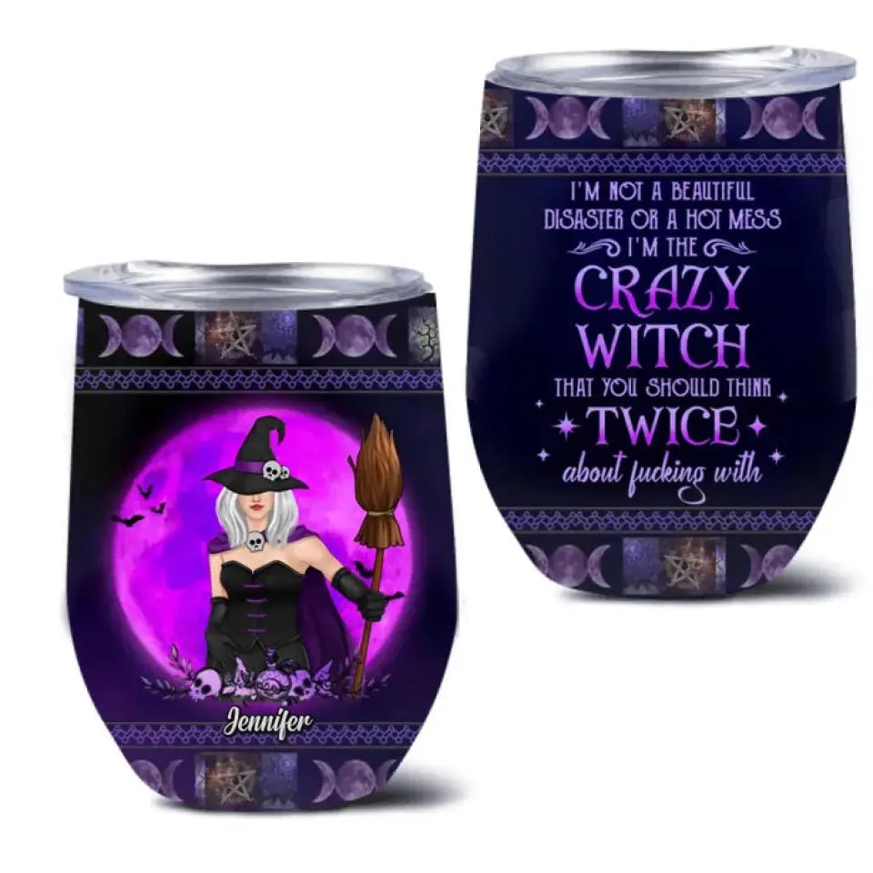 Tumbler - Gift Idea For Halloween/Witch Lovers - I'm The Crazy Witch