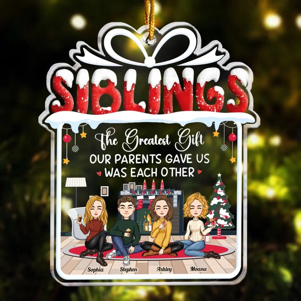 This Is Our Greatest Gift - Personalized Acrylic Ornament