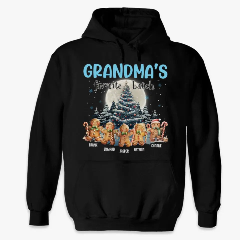 The Perfect Gingerbread Batch - Family Personalized Custom Unisex T-shirt, Hoodie, Sweatshirt - Christmas Gift For Grandma