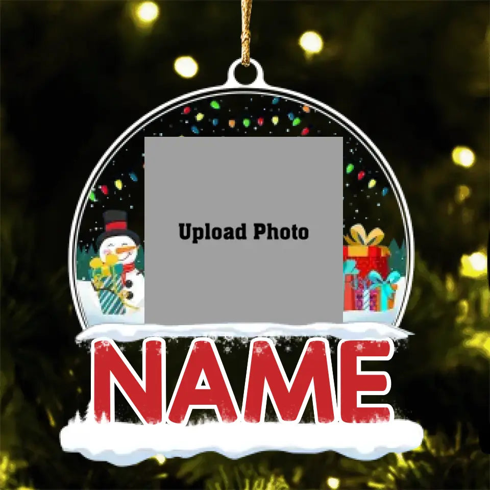 2023 Kids Custom Christmas Names - Personalized Acrylic Photo Ornament