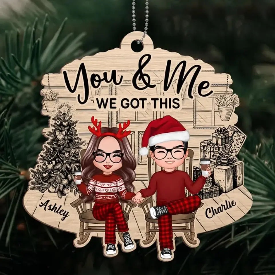 Couple We Got This Personalized Christmas Wooden Ornament