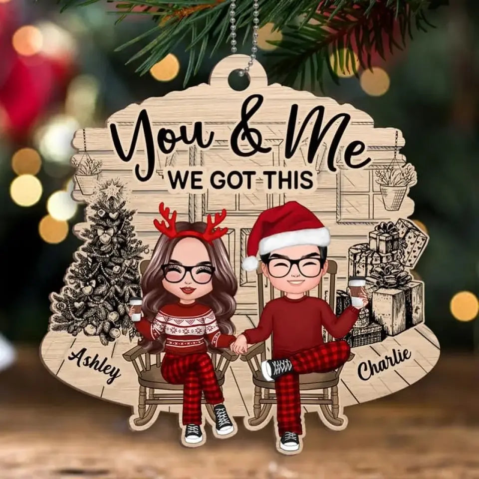 Couple We Got This Personalized Christmas Wooden Ornament