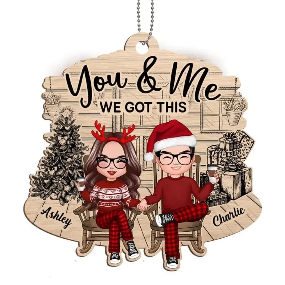 Couple We Got This Personalized Christmas Wooden Ornament