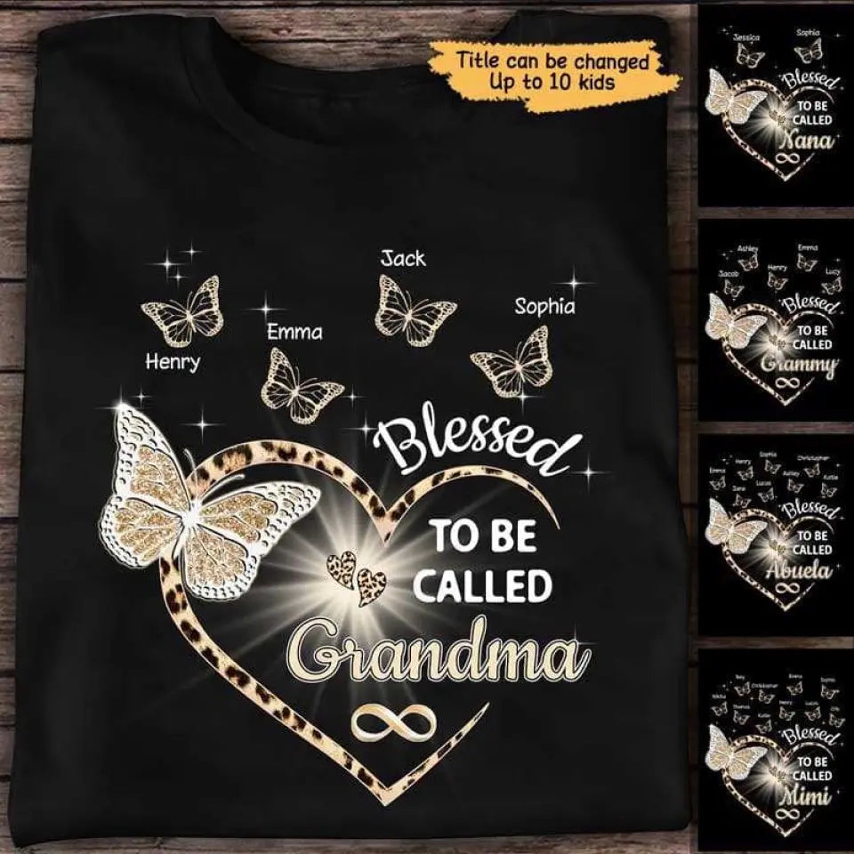 Grandma Loves Grandkids To Infinity And Beyond Personalized Shirt