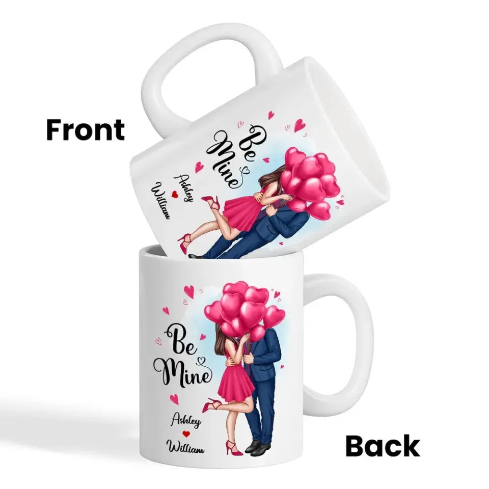 Elegant Couple Be Mine Personalized Mug