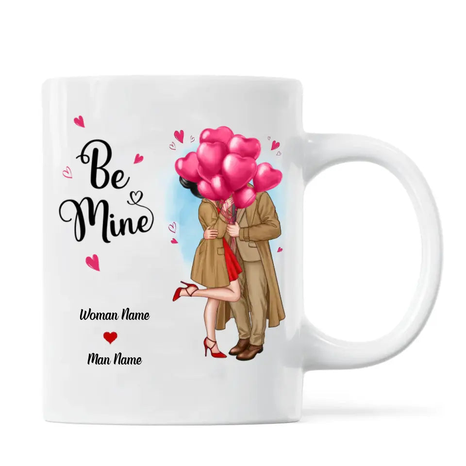 Elegant Couple Be Mine Personalized Mug