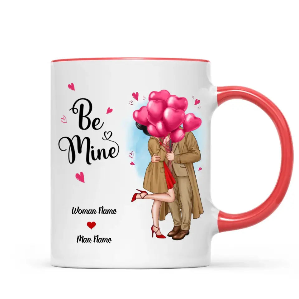 Elegant Couple Be Mine Personalized Mug