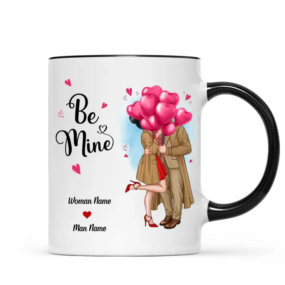 Elegant Couple Be Mine Personalized Mug