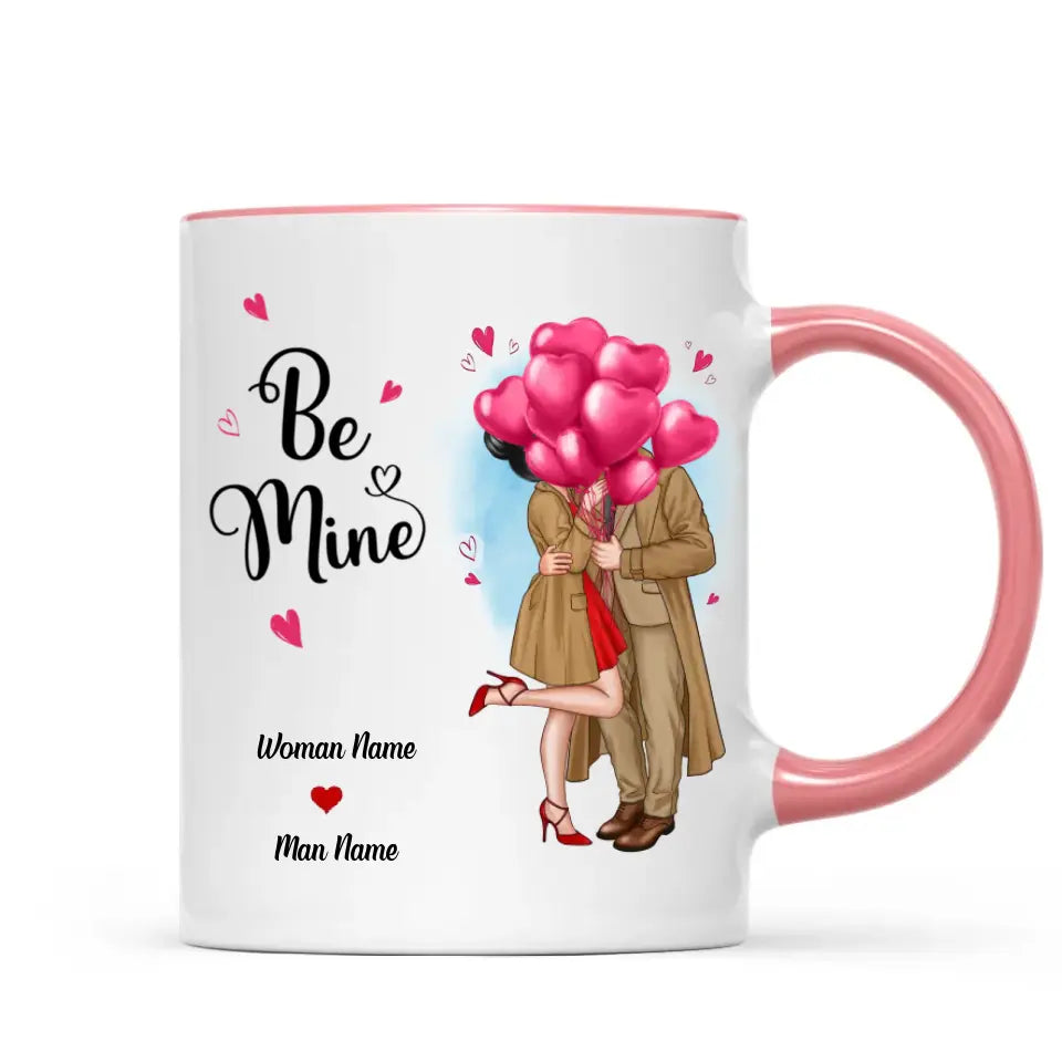 Elegant Couple Be Mine Personalized Mug