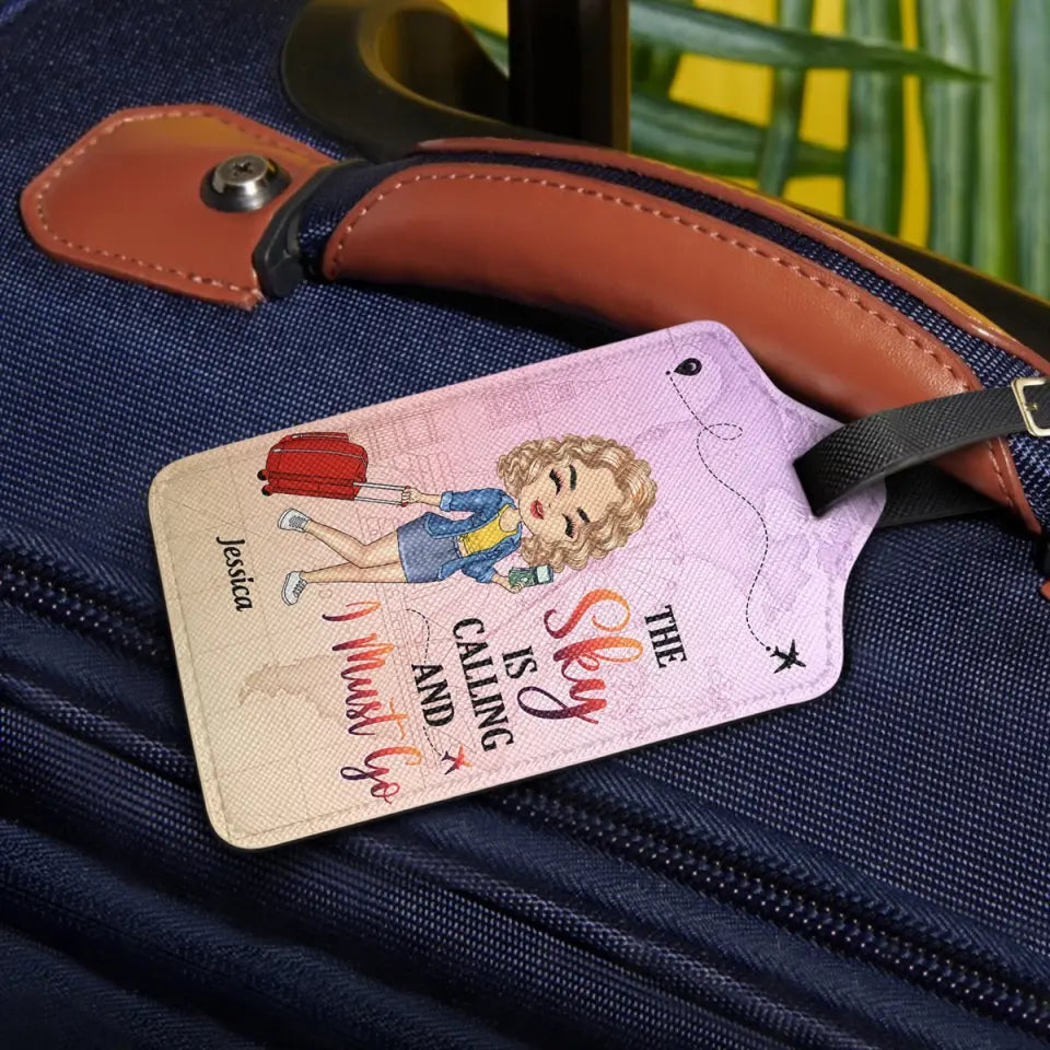 Just A Girl Boy Who Loves Traveling - Gift For Traveling Lovers - Personalized Luggage Tag