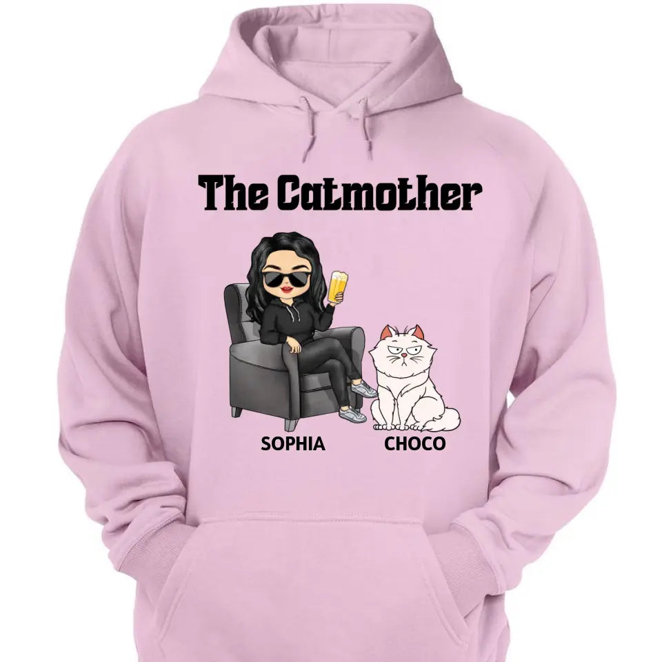 The Cat Mother - Gift For Cat Moms, Cat Lovers, Women - Personalized T Shirt