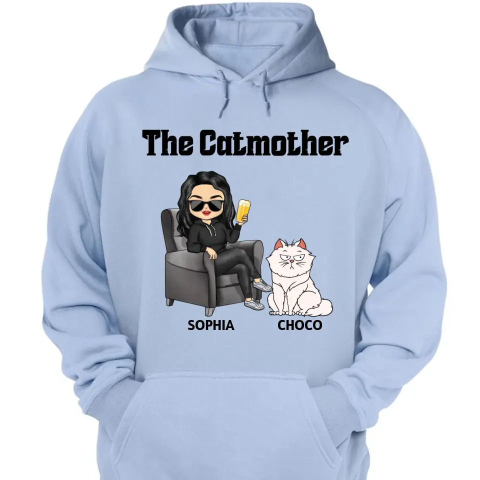 The Cat Mother - Gift For Cat Moms, Cat Lovers, Women - Personalized T Shirt