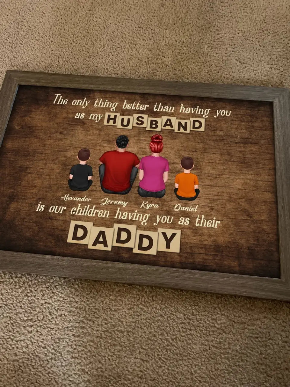 The Only Thing Better Than Father‘s Day Gift for Dad Grandpa, Personalized Horizontal Poster