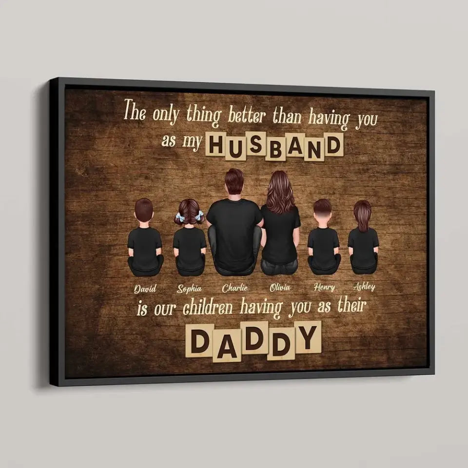 The Only Thing Better Than Father‘s Day Gift for Dad Grandpa, Personalized Horizontal Poster