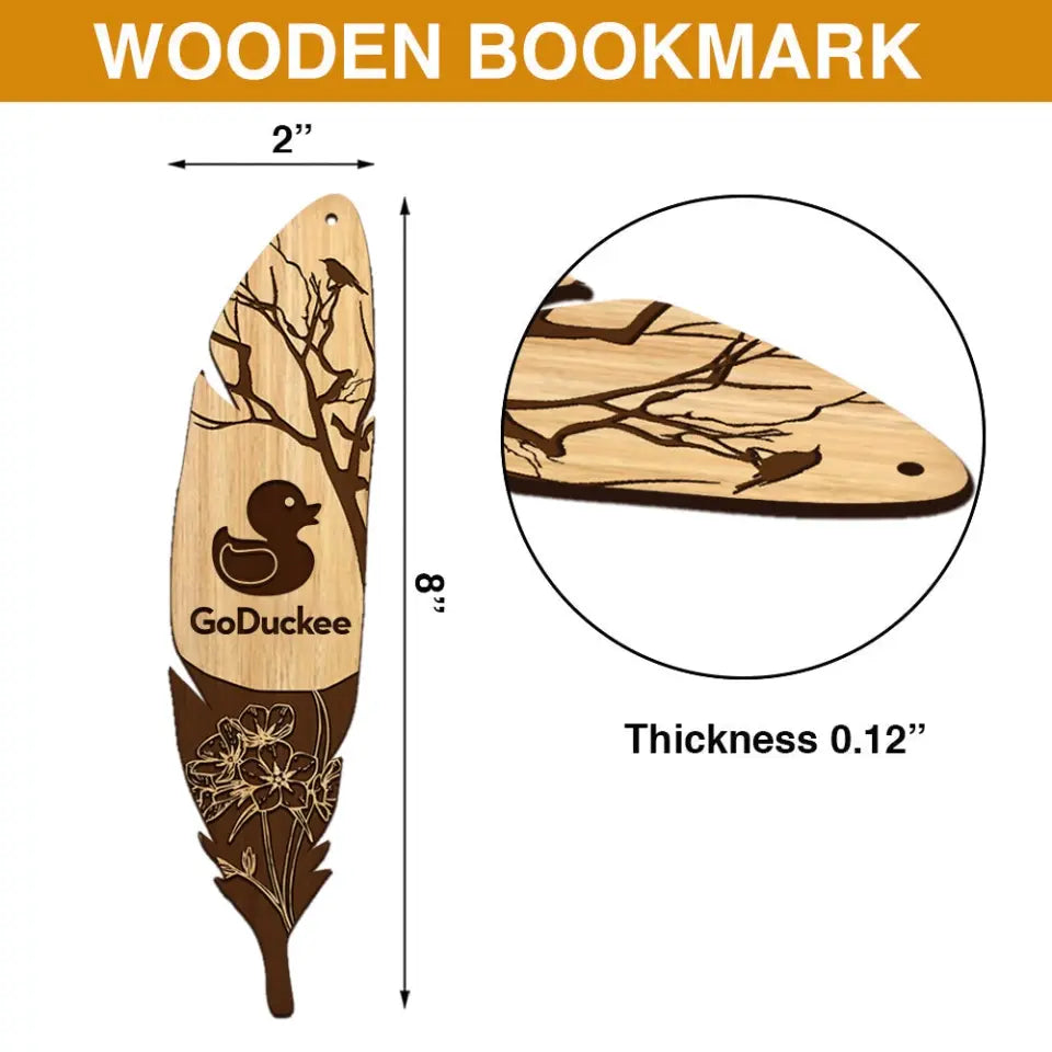 Classic Book Collection, Personalized Wooden Bookmark, Custom Book Covers