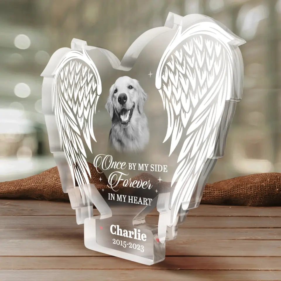 Custom Photo If Love Could Have Saved You, You Would Have Lived Forever - Memorial Personalized Custom Shaped Acrylic Plaque - Christmas Gift, Sympathy Gift For Pet Owners, Pet Lovers