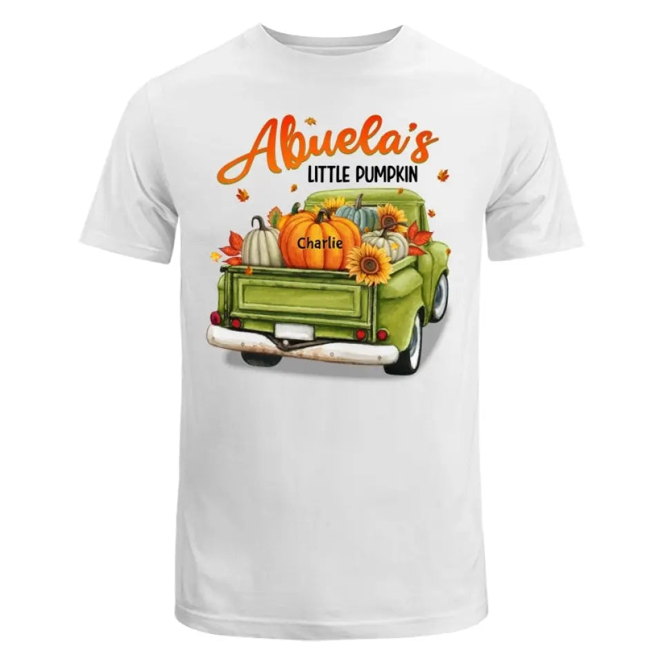 Grandma's Little Pumpkins Personalized Shirt - Fall Season Gift For Grandma