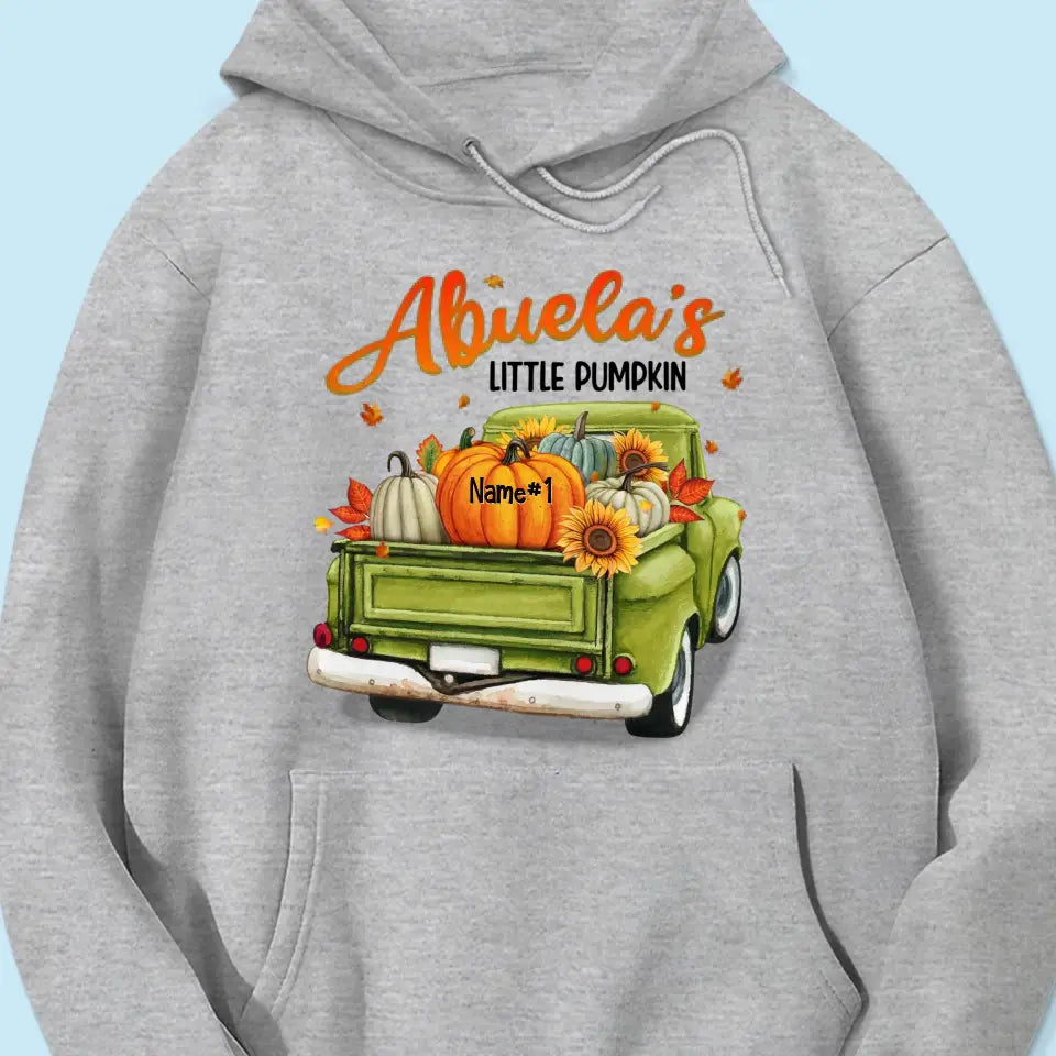 Grandma's Little Pumpkins Personalized Shirt - Fall Season Gift For Grandma