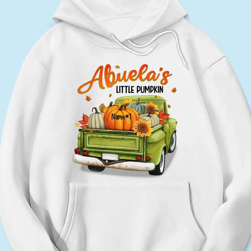 Grandma's Little Pumpkins Personalized Shirt - Fall Season Gift For Grandma