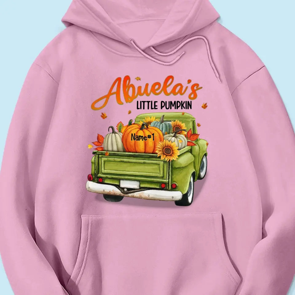 Grandma's Little Pumpkins Personalized Shirt - Fall Season Gift For Grandma