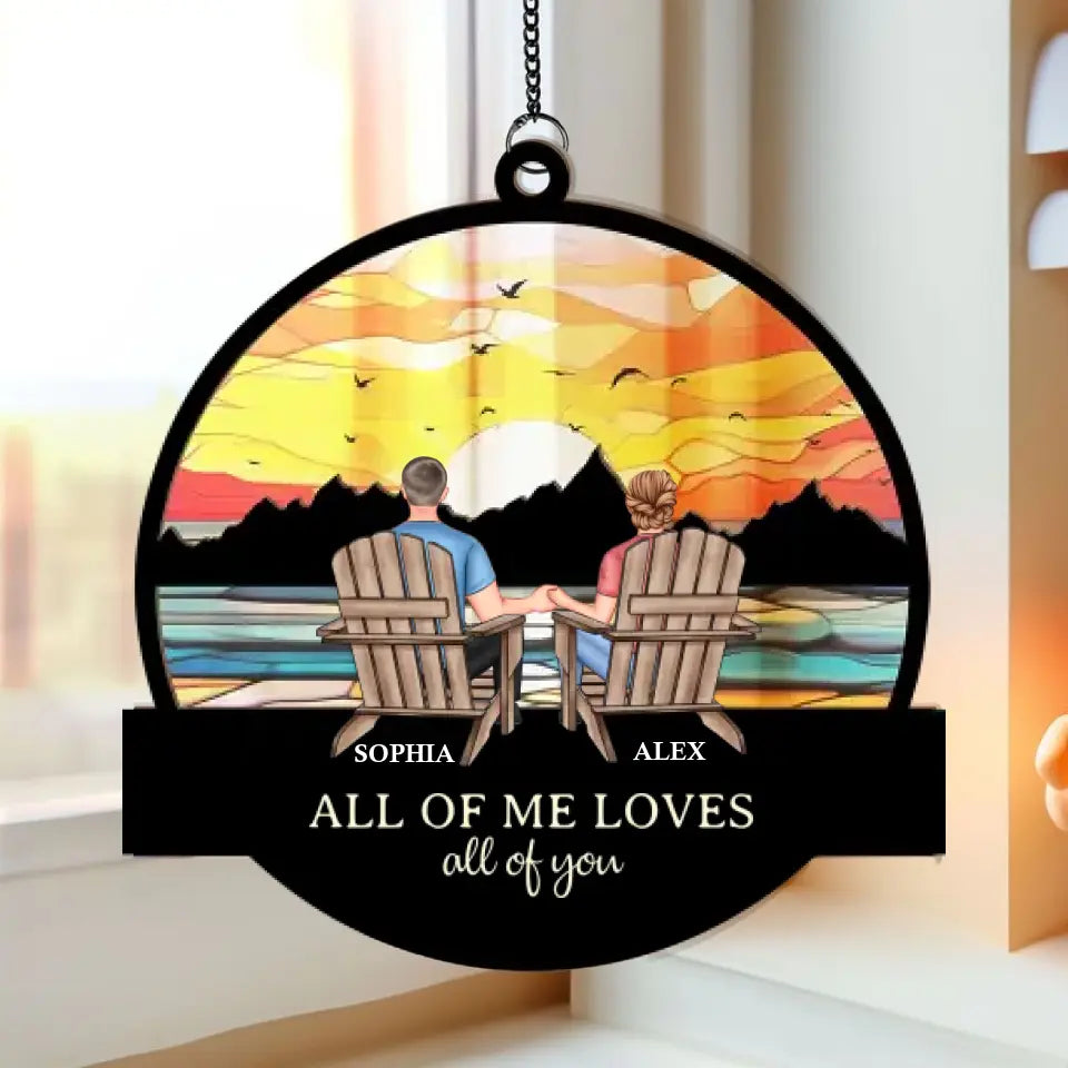 Till Our Last Breath - Personalized Window Hanging Suncatcher Ornament