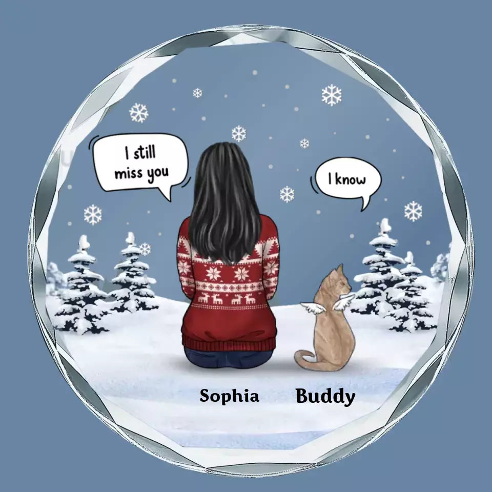 Honor The Memory Of Loyal Companions Forever - Memorial Personalized Custom Circle Glass Ornament - Christmas Gift, Sympathy Gift For Pet Owners, Pet Lovers