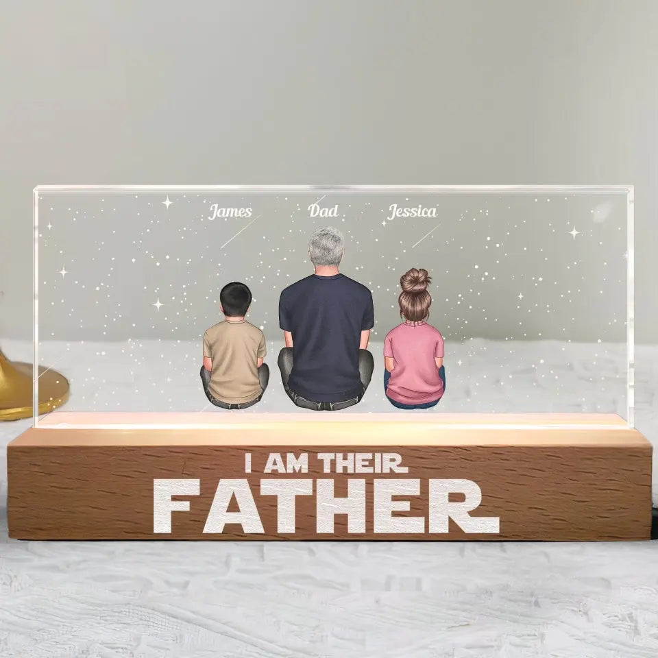 I Am Their Father - Personalized LED Night Light