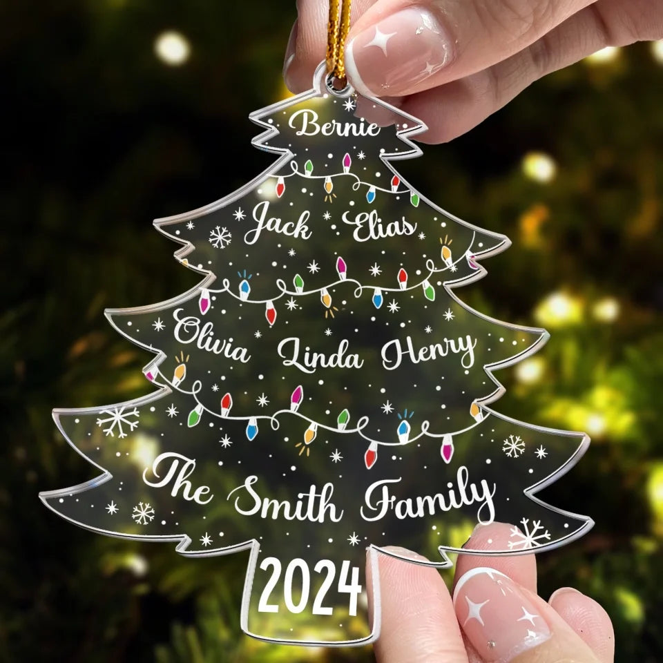 Christmas-Tree-With-Family-Names-And-Led-Lights-Personalized-Acrylic-Ornament-2