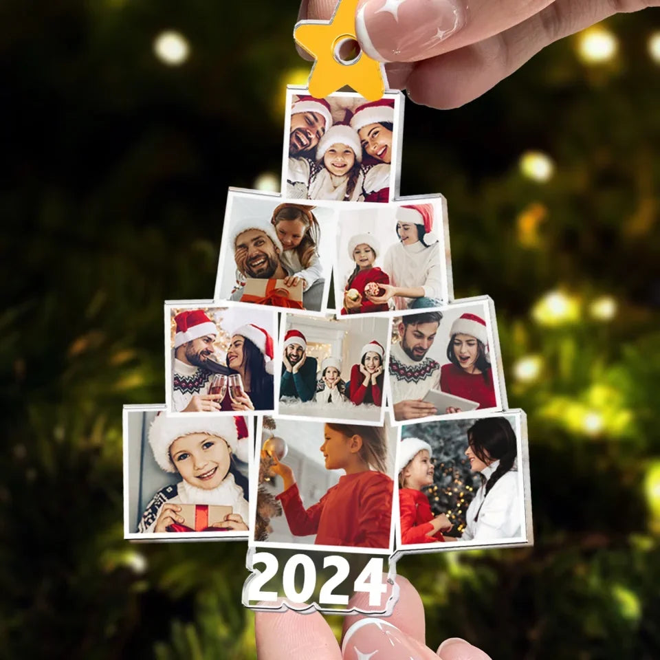 Photo Family Tree Christmas - Personalized Family P