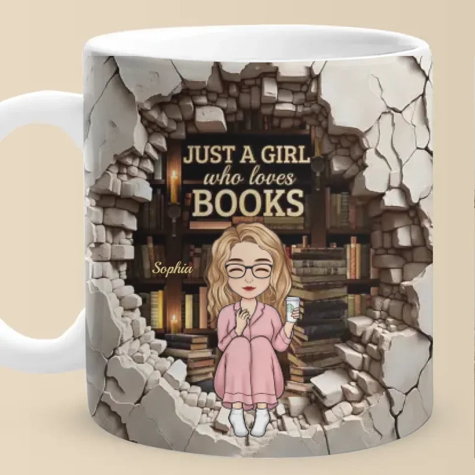 Read To Live And Live To Read - Personalized Custom Mug - Christmas Gift For Book Lovers