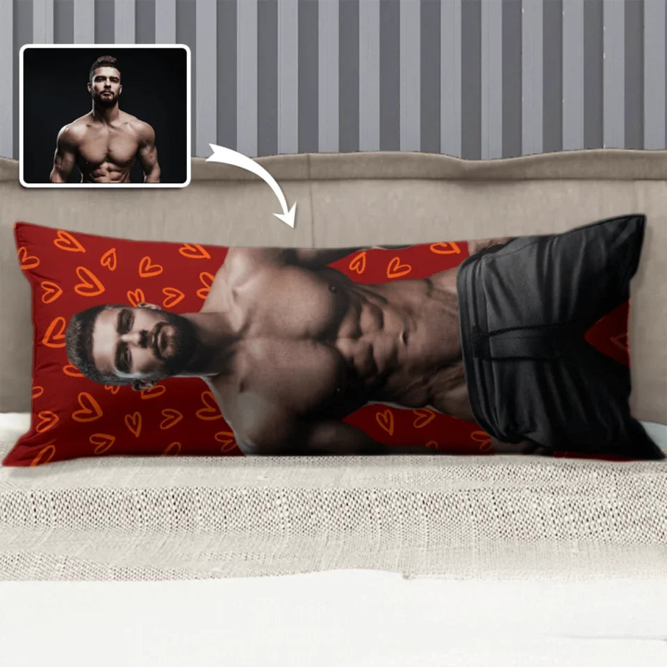 GeckoCustom Custom Photo Sexy Body Rectangle Pillow_yythkg