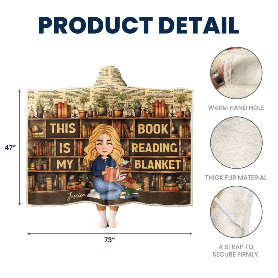 This Is My Book Reading Blanket - Personalized_yyth (3)