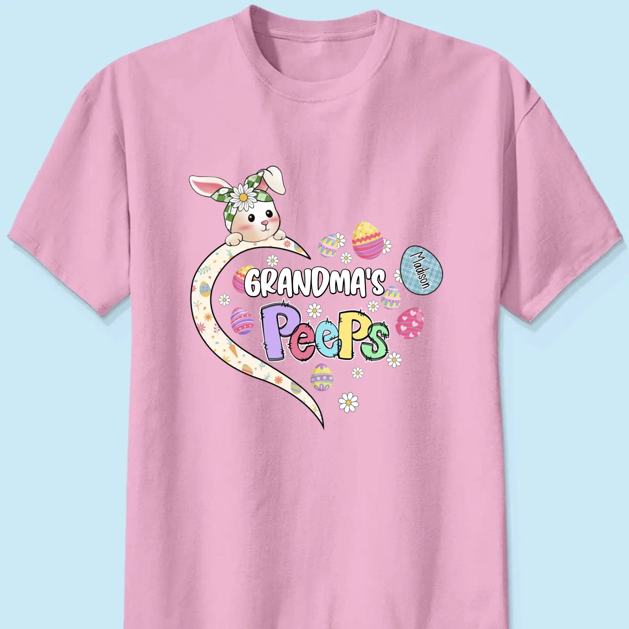 Mama’s Little Bunnies Make Life Sweet - Family Personalized Custom Unisex T-shirt, Premium T-shirt, Hoodie - Easter Gift For Mom, Grandma