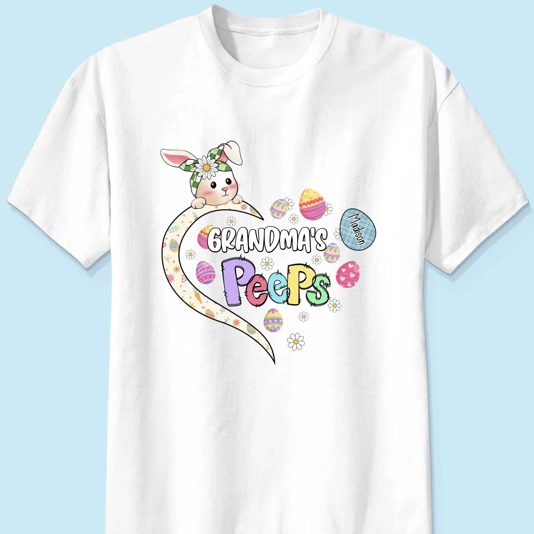 Mama’s Little Bunnies Make Life Sweet - Family Personalized Custom Unisex T-shirt, Premium T-shirt, Hoodie - Easter Gift For Mom, Grandma