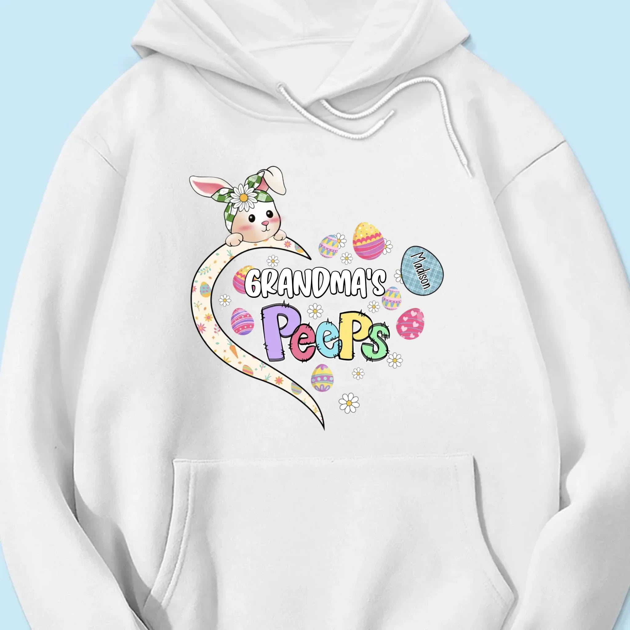 Mama’s Little Bunnies Make Life Sweet - Family Personalized Custom Unisex T-shirt, Premium T-shirt, Hoodie - Easter Gift For Mom, Grandma