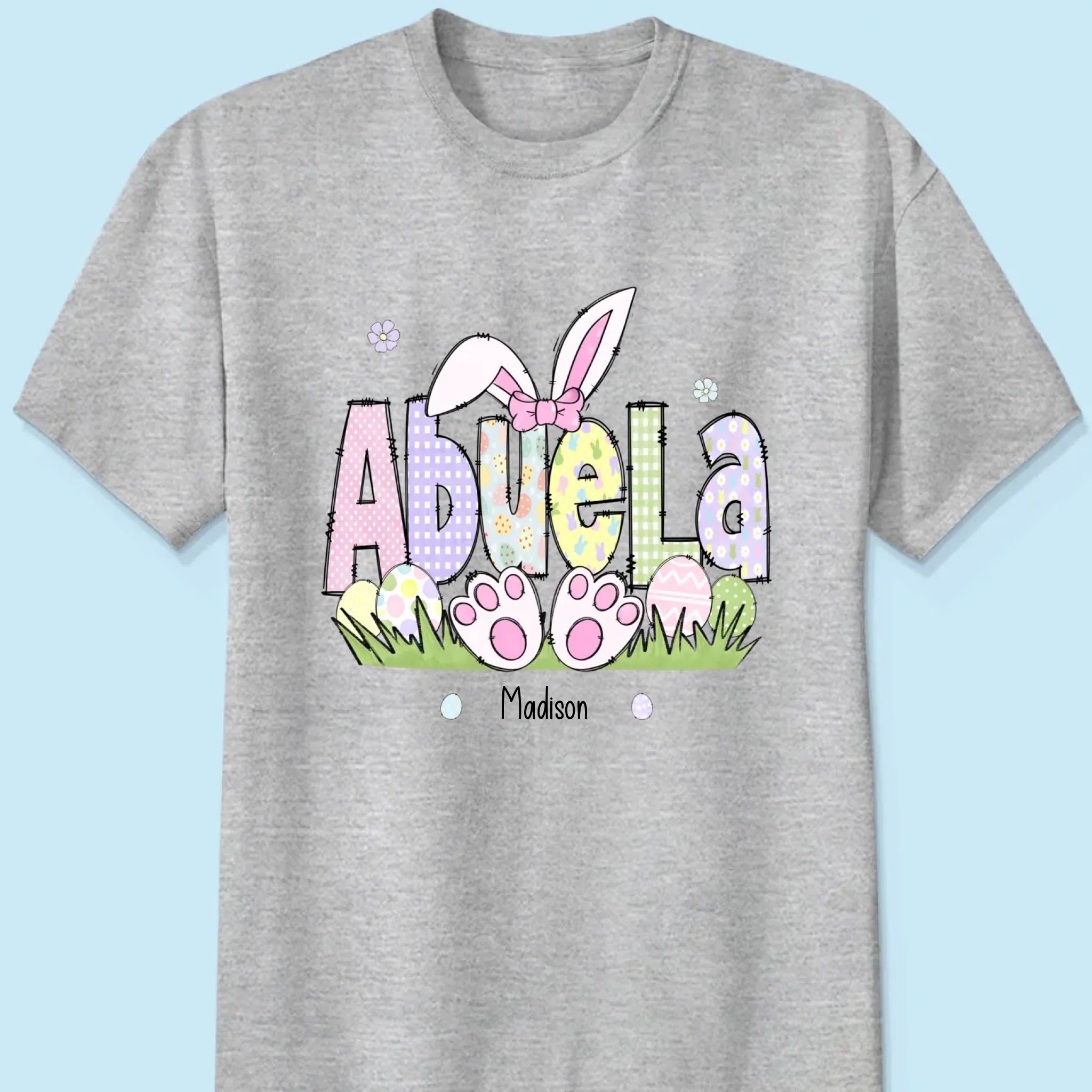 Mama’s Love Is As Soft As A Bunny - Family Personalized Custom Unisex T-shirt, Premium T-shirt, Hoodie - Easter Gift For Mom, Grandma