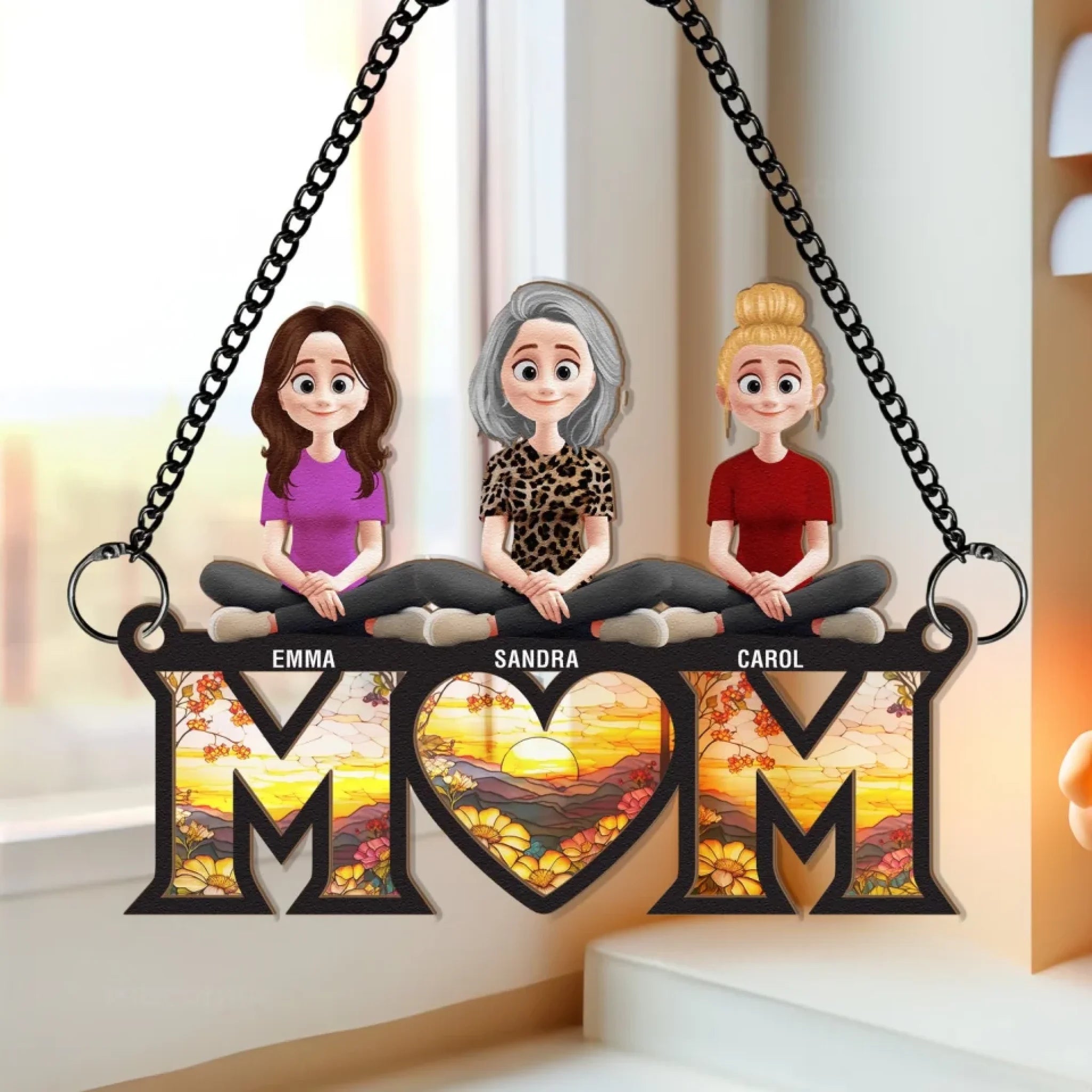 Mom Mother_s Day Gift - Personalized Window Hanging