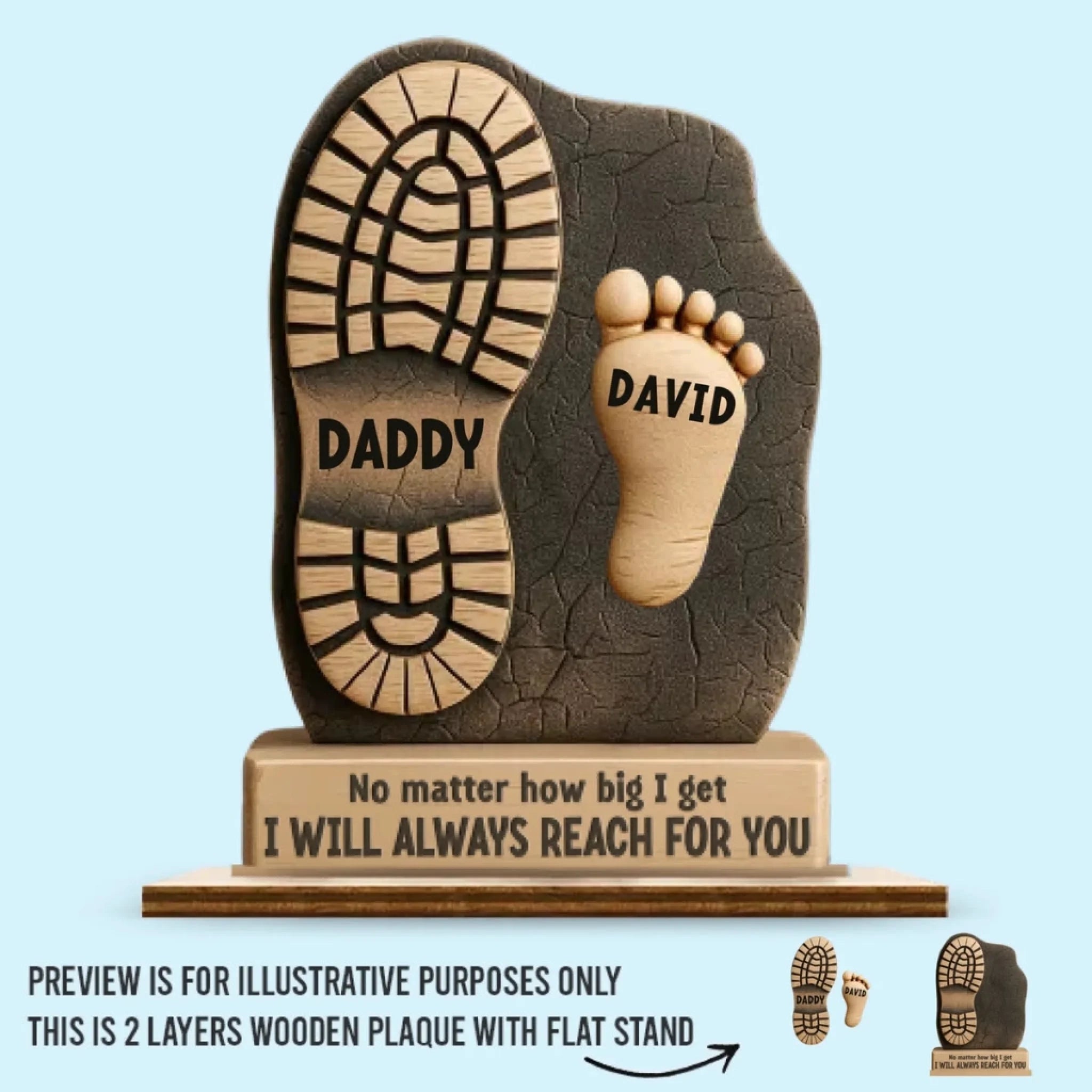 Your Footsteps Led Our Way - Family Personalized_yy